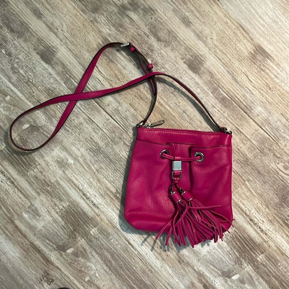 EUC Michael Kors Magenta Pink Crossbody